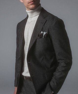 GOTAIRIKU 3ピースセットアップ対応【あたたかい】RENEWOOL ウールジャケット ダークブラウン系8