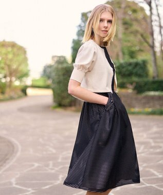 TOCCA 【洗える】QUATRE SAISONS ドレス ブラック系