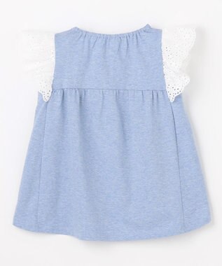 組曲 KIDS 【80-100㎝】 petit fleur エンブロイダリーチュニック ブルー