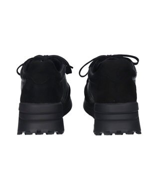 INTER-CHAUSSURES 【BUSSOLA】ヒールアップスニーカー ブラック