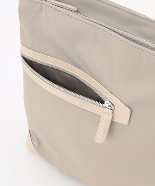 Y'SACCS アシメファスナーポケットショルダー ベージュ