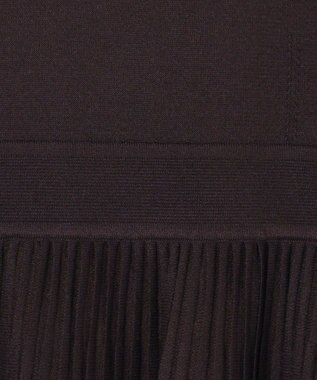 23区 【先行予約】プリーツニット ワンピース ダークブラウン系