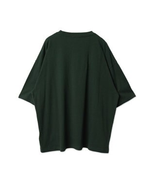 WEGO 【ユニセックス着用ITEM】カレッジロゴプリントT（SS） ダークグリーン