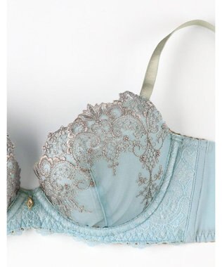 AMPHI ブラジャー パーソナル設計 脇高 背中スムージング A～Gカップまで対応 大きいサイズ 【stylist 4U スタイリストフォーユー】 ブラ BOG313 アンフィ／ワコール ターコイズ