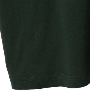 WEGO 【ユニセックス着用ITEM】カレッジロゴプリントT（SS） ダークグリーン