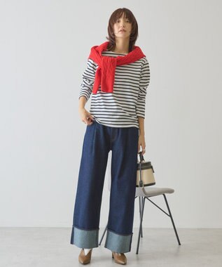 AMERICAN HOLIC バスクロンＴ Navy