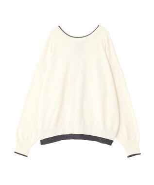 Green Parks アンチピリング前後２Ｗａｙニットカーディガン Ivory