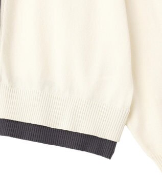 Green Parks アンチピリング前後２Ｗａｙニットカーディガン Ivory