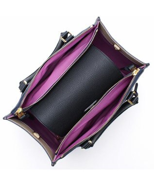 A.D.M.J. 【牛革】モーツァルト/スパニッシュレザーバイカラーWジップトートM マリノ