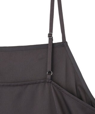 AMERICAN HOLIC イレギュラーヘムサテンレースキャミソール Charcoal Gray