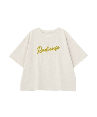 Green Parks さがら刺繍Ｔシャツ Oatmeal
