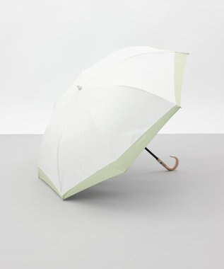 AURORA 【 BLAO（ブラオ）】サマーシールド 変形切継ぎ晴雨兼用傘(折りたたみ傘) クリーム