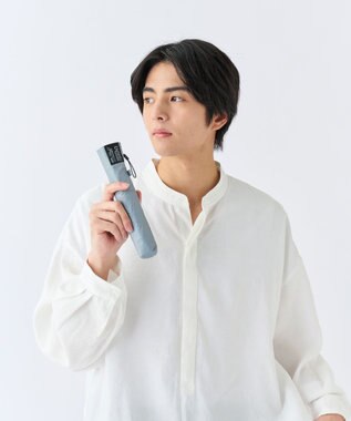 MOONBAT 【遮光100％/超軽量】マジで軽い傘 晴雨兼用 折りたたみ日傘 55cm マジカルテックプロテクション ライトグレー