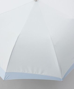 AURORA 【 BLAO（ブラオ）】サマーシールド 変形切継ぎ晴雨兼用傘(折りたたみ傘) シルバーグレー