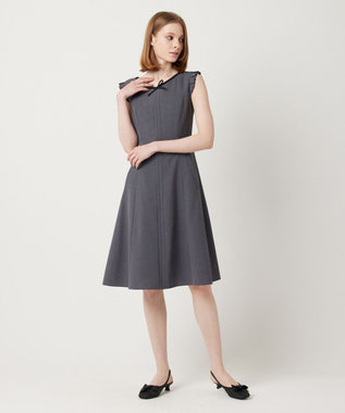 TOCCA 【WEB限定】【洗える！】AFTER RAIN ドレス グレー×ブラック系