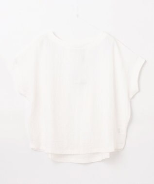 ANY L ミニサッカードルマンスリーブカットソー オフ