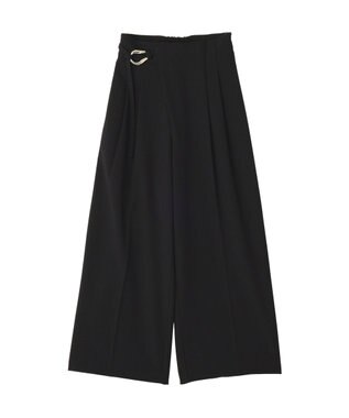 YECCA VECCA メタルベルトワイドパンツ Black