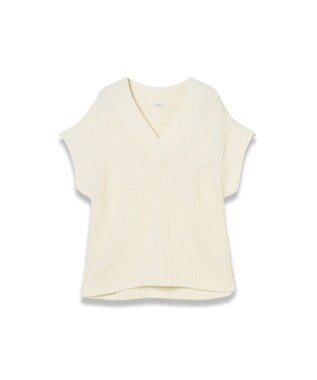 JOSEPH コットンテリー　ニットトップ Wax