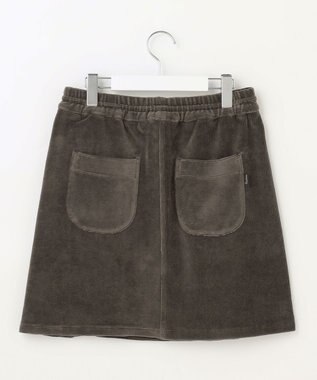 23区GOLF セットアップ対応【23Fondation/WOMEN】コーデュロイ スカート グレー系