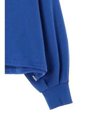 earth music&ecology 裏毛ドロストプルオーバー Blue