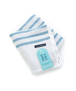 PRESENTERS ROOM モウカワイターノ / フェイスタオル　ブルー×オレンジ -