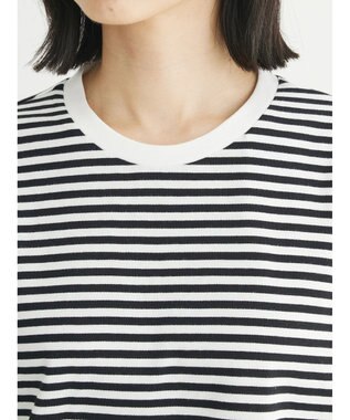 Green Parks 汗染み防止クルーネックＴシャツ Border