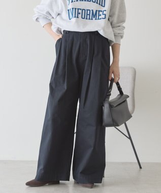 AMERICAN HOLIC ワイドチノパンツ Navy