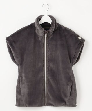 23区GOLF いつものスタイリングをアップデート【WOMEN】ファーフレンチ ベスト グレー系