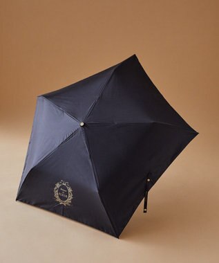 Maison de FLEUR 遮光&UV CUT 折りたたみ傘 Black