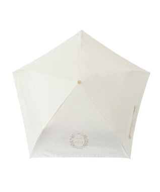 Maison de FLEUR 遮光&UV CUT 折りたたみ傘 Off White