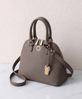 style code 【MERCURYDUO/マーキュリーデュオ】メタルアイレット　ハンドバッグ オーク