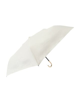 Maison de FLEUR 遮光&UV CUT 折りたたみ傘 Off White