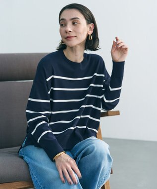 UNFILO マイビューティニット クルーネック