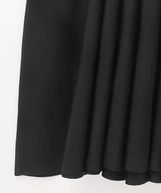 GRACE CONTINENTAL アメスリニットギャザーワンピース ブラック