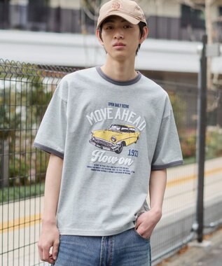 WEGO グラフィックリンガーT（SS） グレー