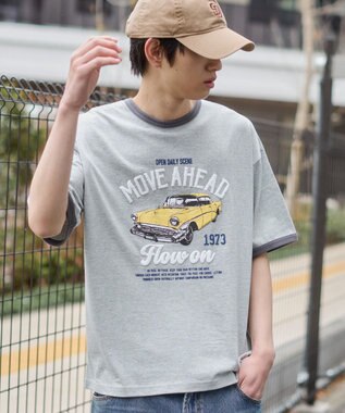 WEGO グラフィックリンガーT（SS） グレー