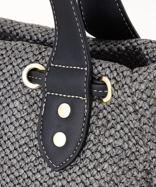 LA BAGAGERIE サイドタッセルサマートート　Sサイズ グレー