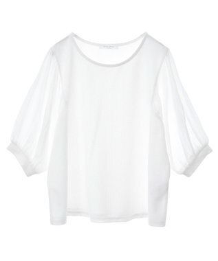 Green Parks マジョリカスリーブプルオーバー Off White