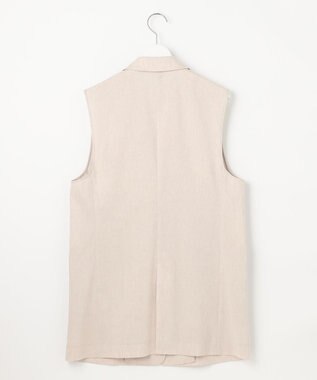 自由区 L 【セットアップ対応・洗える】LIPストレッチテーラード ジレ フラックス