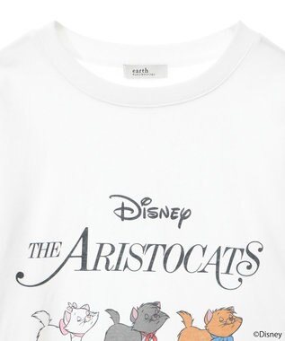 earth music&ecology Ｄｉｓｎｅｙ／Ｔｈｅ　ＡｒｉｓｔｏｃａｔｓプリントロンＴ Off White