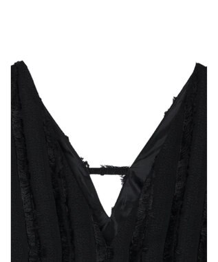 Green Parks デザインＶネックベスト Black