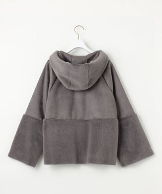 ANY SIS 【大人百花・美人百花掲載】Luxuryフェイクムートン コート スレート