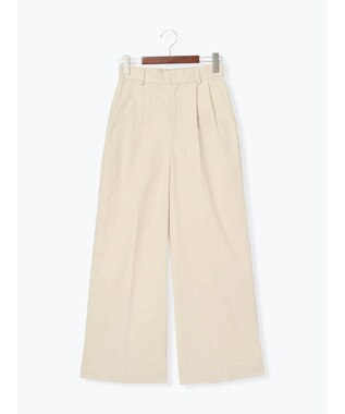 Te chichi 2タックチノパンツ【AOYAMA FASHION ASSOCIATION × Te chichi】 ベージュ