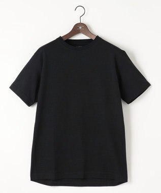 JOSEPH ABBOUD 【キングサイズ・オーガニックコットン使用】JOE COTTONサッカークルーネックTシャツ ブラック系