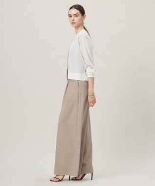 ICB 【洗える】ドライシアージップアップブルゾン オフホワイト系