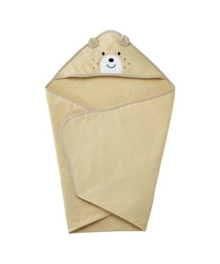 MIKI HOUSE HOT BISCUITS ベビーバスタオル ベージュ