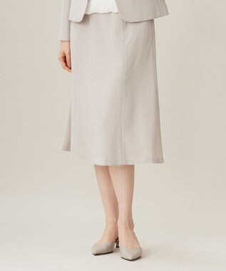 【セットアップ対応・UVカット・接触冷感・洗える】ライトストレッチフレア スカート