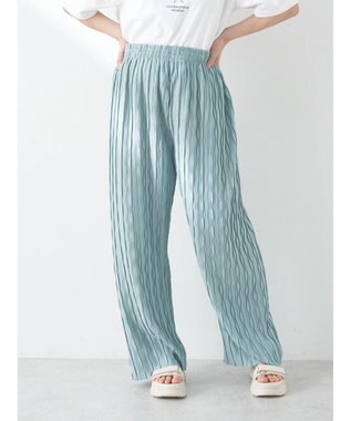 earth music&ecology リラックスセルフカットパンツ Mint