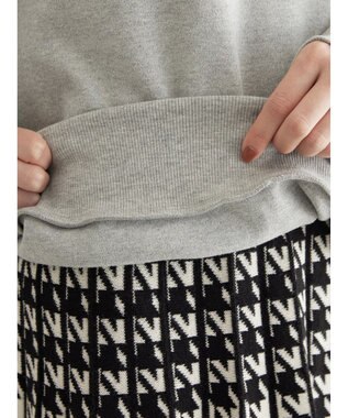 AMERICAN HOLIC 発泡ロゴポンチプルオーバー Light Gray Mixture