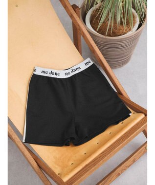 Green Parks ｍｅ　Ｊａｎｅ／ウエストロゴショートパンツ Black